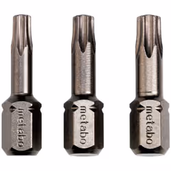 Comprenant 1 embout Torx TX 15, TX 20 et TX 25 Note : La décoration n'est pas incluse dans la livraison.