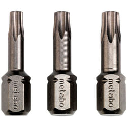 Metabo - 3 embouts Torx tx 15/ 20/ 25 Torsion