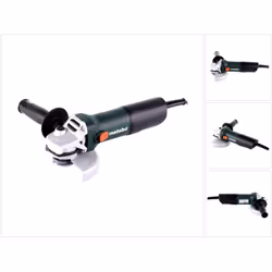 Contenu du paquet: - 1x Metabo W 850-125 Meuleuse d'angle 850W 125mm (603608950) - 1x Capot de protection - 1x Flasque d'appu ...