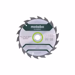 Metabo 628650000, Bois, 18,5 cm, 2 cm, 1 mm, 1,8 mm, Metabo