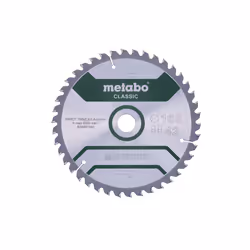Metabo 628661000, Aluminium, Panneau aggloméré, Cuivre, Laminé, Panneaux MDF, Bois, 16,5 cm, 2 cm, 1,4 mm, 5°, 1 pièce(s)