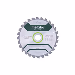 METABO 628284000 - Hoja de sierra Cordless Cut Classic 216x30 mm dientes 28 WZ 5°