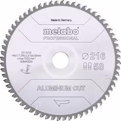 Informations techniques Forme des dents : FZ/TZ Largeur de coupe : 1.6 mm Angle de serrage : 5° nég. Adapté pour KS 18 LTX 57 ...