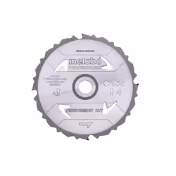 Metabo 628289000, Ciment, Plâtre, 16,5 cm, 2 cm, Diamant polycristallin (PCD), 1,6 mm, Metabo