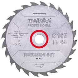 Metabo - PrecisionCutProf 165x20 24WZ 20°