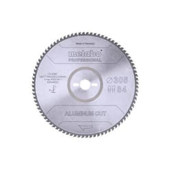 Lame de scie pour aluminium Metabo FZ/TZ Aluminium cut professional; 305x30x84 mm; -5°