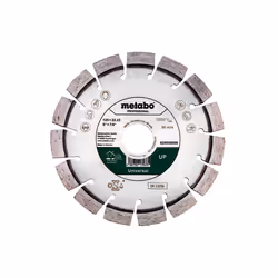 Metabo Meule de tronçonnage diamantée 125x22,23mm, « UP », Universal « professional » (628559000), Béton, Grès, 12,5 cm, 2,22 ...