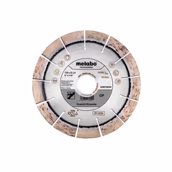 Metabo Meule de tronçonnage diamantée 125x22,23mm, « GP », Granit « professional » (628576000), Granit, 12,5 cm, 2,22 cm, 122 ...