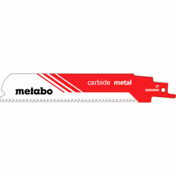 Metabo 626557000, Lames de scie sabre, Carbone, Rouge, Blanc, 3 mm, 1,25 mm, 22,5 cm