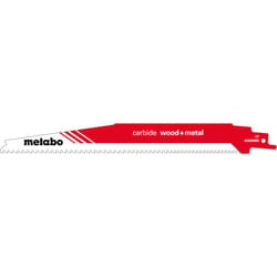 Metabo 626560000 Lame de scie sauteuse, à chantourner et sabre Lames de scie sabre Carbone 1 pièce(s)