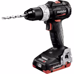 ['Metabo - Visseuse BS 18 avec batterie 18.0V 4.0Ah et coffretnnLa perceuse visseuse Metabo BS 18 est un outil électroportati ...
