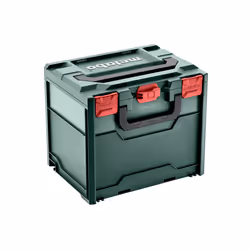 Metabo 626888000, Boîte à outils rigide, Acrylonitrile-Butadiène-Styrène (ABS), Vert, Rouge, 31 L, 125 kg, 396 mm
