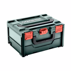 Metabo 626887000, Boîte à outils rigide, Acrylonitrile-Butadiène-Styrène (ABS), Vert, Rouge, 18,3 L, 125 kg, 396 mm
