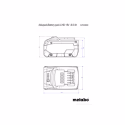 Metabo 625549000 chargeur de batterie Universel Secteur