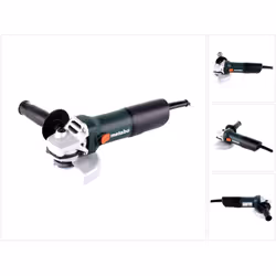 Contenu du paquet: - 1x Metabo W 850-125 Meuleuse d'angle 850W 125mm (603608250) - 1x Capot de protection - 1x Flasque d'appu ...