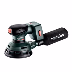 Metabo SXA 18 LTX 125 BL, Ponceuse orbitale aléatoire, Noir, Vert, Sans brosse, 4000 tr/min, 10000 tr/min, 2 mm