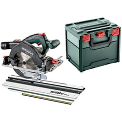 Metabo - Outillage - Scie circulaire sans fil 18V 165 mm, rail de guidage, sans batterie ni chargeur 691195000