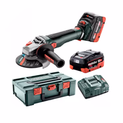 Meuleuse d'angle Metabo WVB 18 LT BL 11-125 Quick; 18 V; 2x5,5 Ah accu.