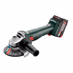 Metabo W 18 L 9-125 Quick, 8500 tr/min, 12,5 cm, Batterie, 5,2 Ah, 2,3 kg, Moteur sans balai