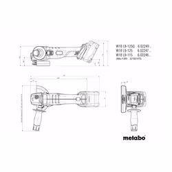 Metabo W 18 L 9-125 meuleuse d'angle 12,5 cm 1,6 kg - Vue supplémentaire 9