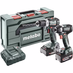 Perceuse-visseuse sans fil - METABO - BSLBL+SSD200LTBL - 18V - 5.2Ah Li-Ion - Batterie incluse