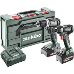 Perceuse-visseuse sans fil - METABO - BSLBL+SSD200LTBL - 18V - 5.2Ah Li-Ion - Batterie incluse