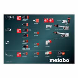 Metabo BS 18 LTX-3 BL Q I Metal 4000 tr/min 3 kg Noir, Vert, Rouge - Vue supplémentaire 13