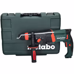 Marteau combiné avec 3 fonctions : perçage à percussion, perçage et burinage Metabo Quick : changement rapide entre leSDS-Plu ...