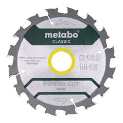 Metabo - piła tarczowa hw/ct 165x30x16z power cut wood classic