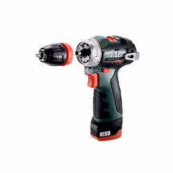 Metabo PowerMaxx BS BL Q 1500 tr/min 900 g Aluminium, Noir, Vert, Rouge