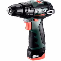 Perceuse à percussion sans fil Metabo PowerMaxx SB BL; 12 V; 2x2,0 Ah accu.