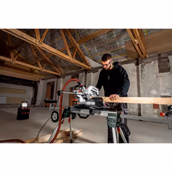 Metabo KGS 254 M Scie à Onglets Double Biseau 254 mm 1450 W - Vue supplémentaire 4