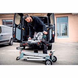 Metabo KGS 254 M Scie à Onglets Double Biseau 254 mm 1450 W - Vue supplémentaire 9