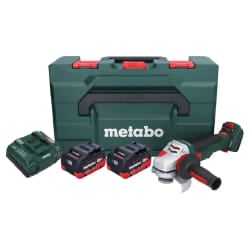 Metabo WVB 18 LTX BL 15-125 Quick meuleuse d'angle sans fil 18 V 125 mm ( 601731660 ) Sans balais + 2x batterie 5,5 Ah + chargeur + metaBOX
