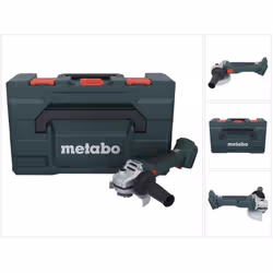 Contenu de la livraison: - 1x Metabo W 18 L BL 9-125 Meuleuse d'angle sans fil 18V - 1x Capot de protection - 1x Bride de sup ...