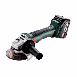 Metabo W 18 L BL 9-125, 10000 tr/min, 12,5 cm, Batterie, 4 Ah, 1,5 kg, Moteur sans balai