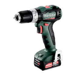 Perceuse à percussion METABO - powermaxx bs12 bl -12V 2X2AH LI-POWER - CHARGEUR SC 30 - METABOX 118 - 601046500