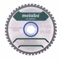 Scie circulaire Metabo FZ/FA STEEL CUT/SANDWICH PANEL CLASSIC; 190x30x48 mm; 4°