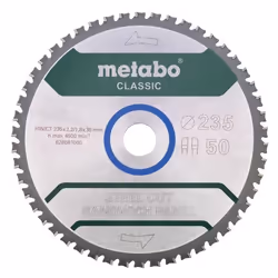 Scie circulaire Metabo FZ/FA STEEL CUT/SANDWICH PANEL CLASSIC; 230x30x50 mm; 4°