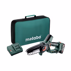 Metabo MS 18 LTX 15, 1 tr/min, 15 cm, 5 m/s, 25,4 / 4 mm (1 / 4"), 1,1 mm, Noir, Vert, Rouge