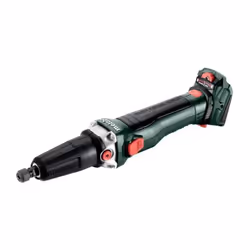 La meuleuse droite sans fil METABO GVB 18 LTX BL 11-28 est idéale pour ébavurer, fraiser, meuler et séparer, meme dans des en ...