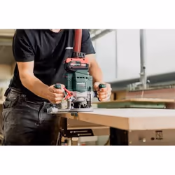 Metabo OFV 18 LTX BL 12 Noir, Vert, Acier inoxydable 25000 tr/min