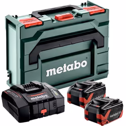 Metabo - Basic-Set 2 x LiHDX 8.0 Ah +mB