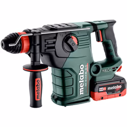 Caractéristiques du produit : Le marteau sans fil SDS-plus le plus puissant de Metabo pour un perçage rapide et un burinage e ...
