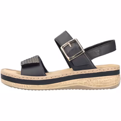 Sandales Compensés Cuir Rieker Rimo