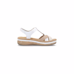Sandale Compensée Cuir Rieker Massa