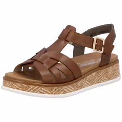 Sandales Cuir Rieker Clarino - Marron