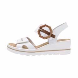Sandales Compensée à Brides Rieker - Blanc