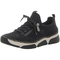 Sneaker Femme - RIEKER - 45973-00 - Confortable - Noir - A élastique