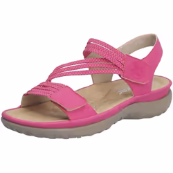 Sandales Rieker Femme Rose - RIEKER - 64870-31 - Scratch - Compensé - Basse